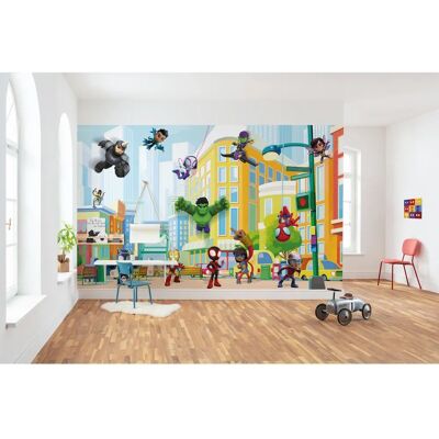 Komar Bunte Spiderman Wandbild - 400x250 cm Komar Bunte Spiderman Wandbild - 400x250 cm