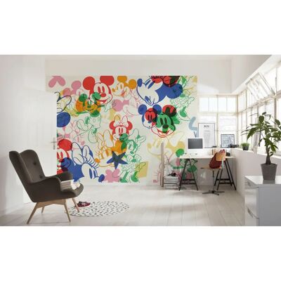 KOMAR Mickey Minnie Mural na ścianę - Dekoracja pokoju dziecięcego KOMAR Mickey Minnie Mural na ścianę - Dekoracja pokoju dziecięcego