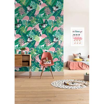 KOMAR Minnie Tropical Tapete - 200x280cm - Kinderzimmer Dekoration KOMAR Minnie Tropical Tapete - 200x280cm - Kinderzimmer Dekoration