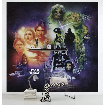 KOMAR Star Wars Classic Poster Collage - Murale KOMAR Star Wars Classic Poster Collage - Murale