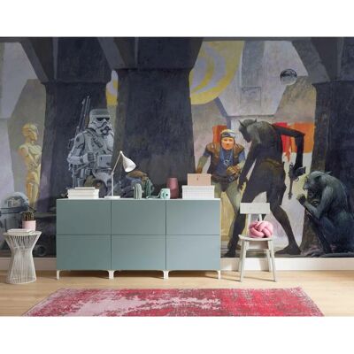 KOMAR Star Wars Klasyczne Mos Eisley Streets Fototapeta - Fotorealistyczne, Vlies, 5m x 2,5m KOMAR Star Wars Klasyczne Mos Eisley Streets Fototapeta - Fotorealistyczne, Vlies, 5m x 2,5m