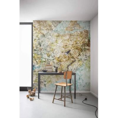 KOMAR Mix Map Tapete 200x250cm - Bunte Stadtkarte KOMAR Mix Map Tapete 200x250cm - Bunte Stadtkarte