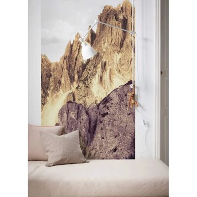 KOMAR Braune Vliestapete - Wandbild für Wohnzimmer KOMAR Braune Vliestapete - Wandbild für Wohnzimmer