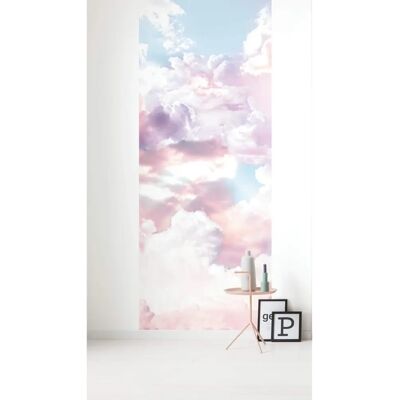 KOMAR Rosa Blau Wolken Wandbild - Tapete 100x250cm KOMAR Rosa Blau Wolken Wandbild - Tapete 100x250cm