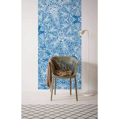 KOMAR Blaue Vliestapete - 1m x 2,5m - Einfach zu montieren KOMAR Blaue Vliestapete - 1m x 2,5m - Einfach zu montieren