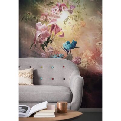 KOMAR Enlightenment Farbige Blumen Wandtapete - 200x250cm KOMAR Enlightenment Farbige Blumen Wandtapete - 200x250cm