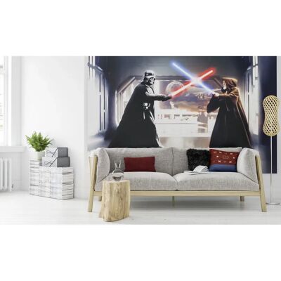 KOMAR Darth Vader vs. Obi-Wan Kenobi - Fototapeta - 3x2m KOMAR Darth Vader vs. Obi-Wan Kenobi - Fototapeta - 3x2m