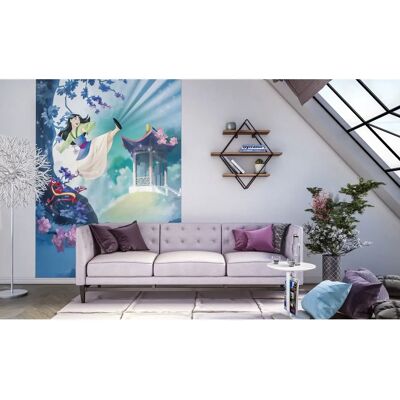 Papel pintado Mulan - Decoración infantil - 200x250cm Papel pintado Mulan - Decoración infantil - 200x250cm