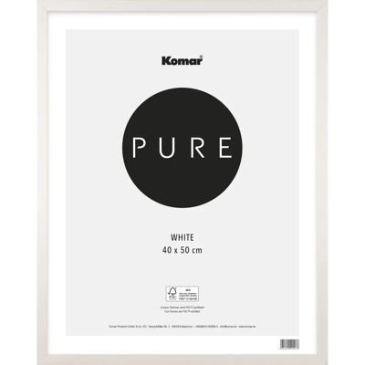 KOMAR Weiß 40x50cm Bilderrahmen - PURE KOMAR Weiß 40x50cm Bilderrahmen - PURE