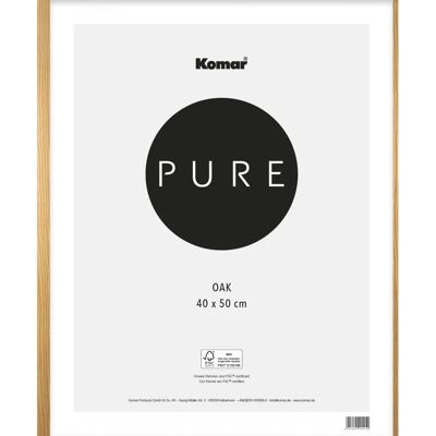 KOMAR Puren fenyőfa képkeret - Téglalap - 40cm x 50cm - Képkeret KOMAR Puren fenyőfa képkeret - Téglalap - 40cm x 50cm - Képkeret