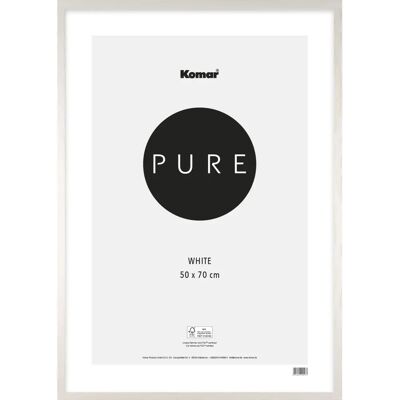 KOMAR Pure Weiß Bilderrahmen - Rechteckig - 50x70cm KOMAR Pure Weiß Bilderrahmen - Rechteckig - 50x70cm