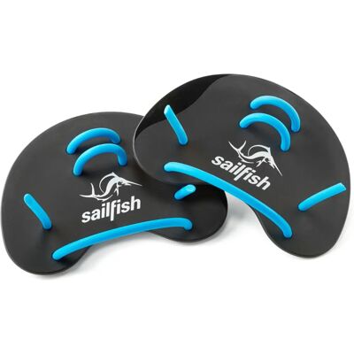 Sailfish Modelo Finger Paddle - Palas de natación negras Sailfish Modelo Finger Paddle - Palas de natación negras