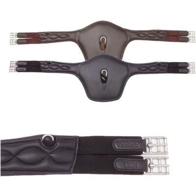 Ceinture de ventre pour chevaux KAVALKADE - Forme anatomique, Rembourrage doux, Élasique triple, Anneau en D - Publicité Ceinture de ventre pour chevaux KAVALKADE - Forme anatomique, Rembourrage doux, Élasique triple, Anneau en D - Publicité