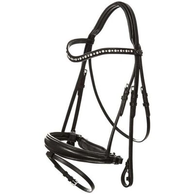 KAVALKADE Mia Pferdekopfteil - Anatomisch, Leder, Schwarz KAVALKADE Mia Pferdekopfteil - Anatomisch, Leder, Schwarz