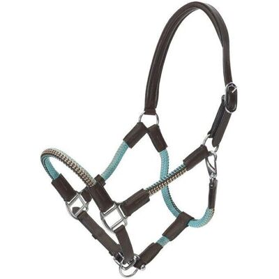 Halter Kavalkade Cavo - Élégant en cuir avec corde assortie - Plusieurs tailles - Publicité Halter Kavalkade Cavo - Élégant en cuir avec corde assortie - Plusieurs tailles - Publicité