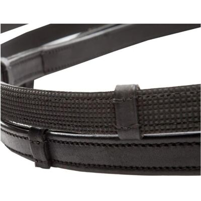 KAVALKADE Softgrip Zügel - Leder vorne Gummi hinten - Kleine 16mm - Silber KAVALKADE Softgrip Zügel - Leder vorne Gummi hinten - Kleine 16mm - Silber