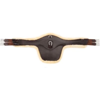 Kavalkade Excellence Stollenschutzgurt mit Lammfell Braun Kavalkade Excellence Stollenschutzgurt mit Lammfell Braun