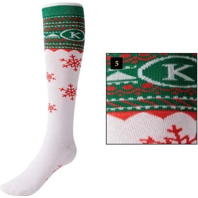 Kavalkade - Kavalkade Weihnachtssocken - Weiß - Rot - Socken Kavalkade - Kavalkade Weihnachtssocken - Weiß - Rot - Socken