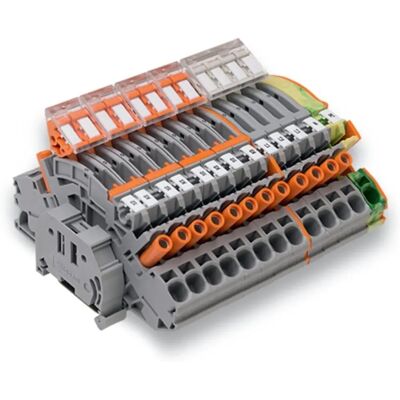 Wago Modell 2007-8874 Mehrfarbiger Strom/Spannungs-Block Wago Modell 2007-8874 Mehrfarbiger Strom/Spannungs-Block