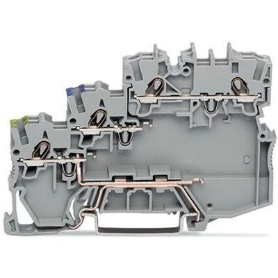 WAGO 2000-5317/102-000 Terminal - 3 Conductores - Gris WAGO 2000-5317/102-000 Terminal - 3 Conductores - Gris