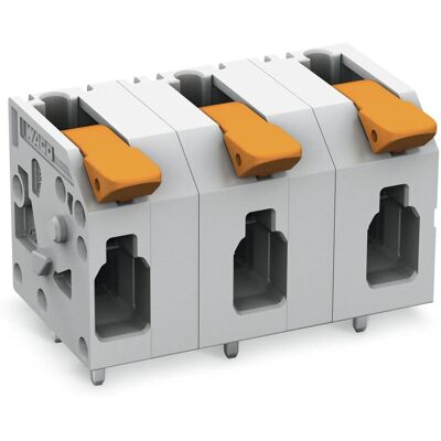 WAGO 2604-1503 Printklemme - 3-polig, Grau WAGO 2604-1503 Printklemme - 3-polig, Grau