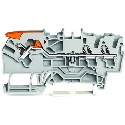 WAGO 2102-1301 Klemme - 3-Leiter, Push-in, Grau WAGO 2102-1301 Klemme - 3-Leiter, Push-in, Grau