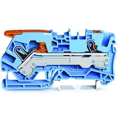 Wago 2106-5204 Klemme - 2 Leiter, Blau Wago 2106-5204 Klemme - 2 Leiter, Blau