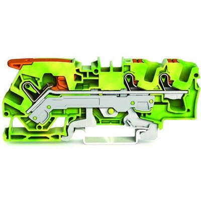Wago 2106-5307 Klemmenblock - Grün-Gelb 3 Leiter Wago 2106-5307 Klemmenblock - Grün-Gelb 3 Leiter