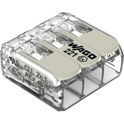 WAGO 221-483 Transparent kopplingsblock - Produkttyp WAGO 221-483 Transparent kopplingsblock - Produkttyp