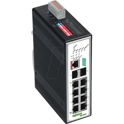 WAGO 852-603 Industrieller Managed-Switch - 8 Ports, PROFINET WAGO 852-603 Industrieller Managed-Switch - 8 Ports, PROFINET
