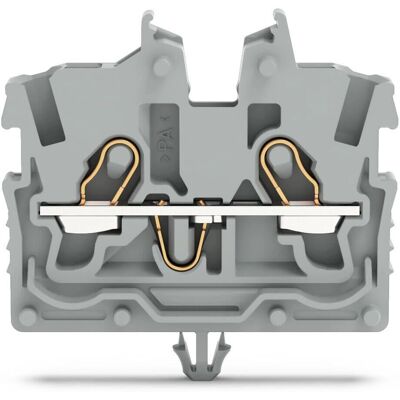 WAGO 2050-311 - Mini paso para 2 conductores, gris WAGO 2050-311 - Mini paso para 2 conductores, gris