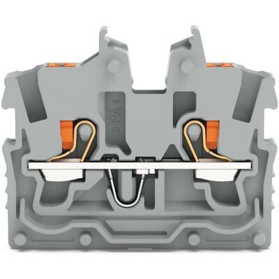 WAGO 2250-321 Mini-przejściówka - 2-przewodowa, 1 mm², szara WAGO 2250-321 Mini-przejściówka - 2-przewodowa, 1 mm², szara