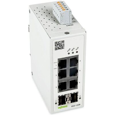 WAGO 852-1328 Industrieller Netzwerkswitch - 6 Ports WAGO 852-1328 Industrieller Netzwerkswitch - 6 Ports
