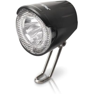 XLC Cl-D02 Faro de Bicicleta - 20 Lux, Soporte de Acero Inoxidable, Conmutador XLC Cl-D02 Faro de Bicicleta - 20 Lux, Soporte de Acero Inoxidable, Conmutador