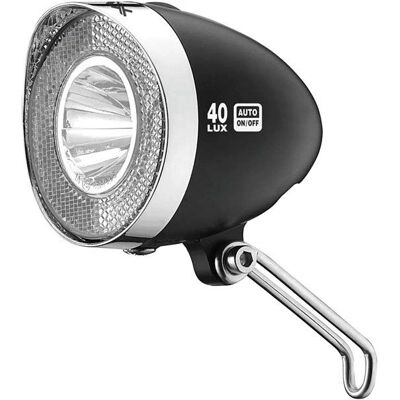 Luce anteriore bici XLC Cl-d03 40Lux Sensore Nero Luce anteriore bici XLC Cl-d03 40Lux Sensore Nero