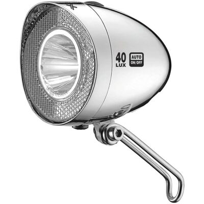 Phare XLC LED Chrome 40Lux Capteur - Type de vélo Phare XLC LED Chrome 40Lux Capteur - Type de vélo