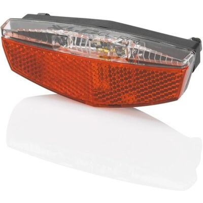 XLC Lampe arrière LED USB - Éclairage vélo avec réflecteur XLC Lampe arrière LED USB - Éclairage vélo avec réflecteur