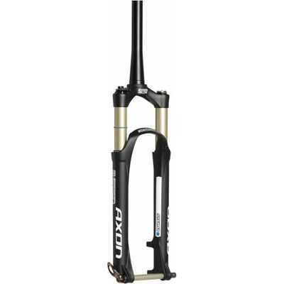 Fourche suspendue Suntour AXON RLR - 120mm de course - Noir - Publicité Fourche suspendue Suntour AXON RLR - 120mm de course - Noir - Publicité