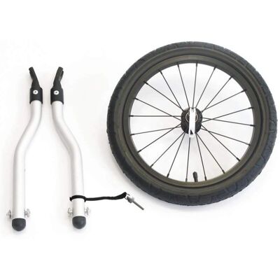 XLC Duo³ Bike Trailer Kit - 16" Aluminum Axle Bars XLC Duo³ Bike Trailer Kit - 16" Aluminum Axle Bars
