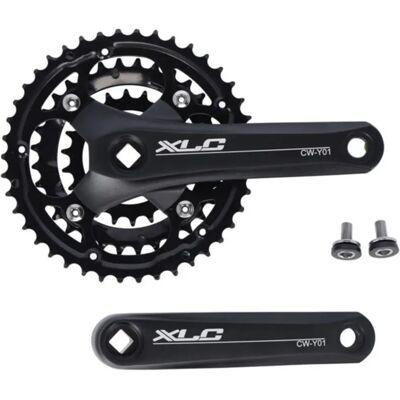 XLC Kurbelgarnitur 152mm 22/32/42Z Schwarz - Mountainbike-Kit XLC Kurbelgarnitur 152mm 22/32/42Z Schwarz - Mountainbike-Kit