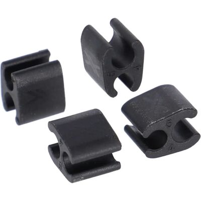 XLC Bremskabelclips-Set - Schwarz - 4mm/5mm - Bremsentyp kompatibel XLC Bremskabelclips-Set - Schwarz - 4mm/5mm - Bremsentyp kompatibel