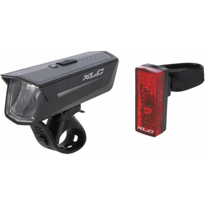 XLC CL-S25+ Proxima Pro Plus Fahrrad LED Beleuchtungsset - Schwarz, Rot XLC CL-S25+ Proxima Pro Plus Fahrrad LED Beleuchtungsset - Schwarz, Rot