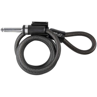Câble de verrouillage de vélo XLC Fantomas II LO-F04 - 180cm, 10mm, Noir - Publicité Câble de verrouillage de vélo XLC Fantomas II LO-F04 - 180cm, 10mm, Noir - Publicité