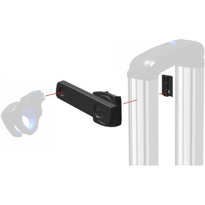 Adaptateur de Cadre Bas XLC CC-X61 - Adaptateur pour Support Vélo - Publicité Adaptateur de Cadre Bas XLC CC-X61 - Adaptateur pour Support Vélo - Publicité