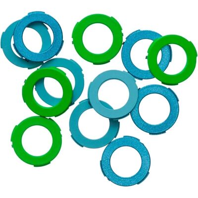 Kits de coques pour étriers Magura - Vert / Turquoise / Bleu - Kits de coques d’étriers Kits de coques pour étriers Magura - Vert / Turquoise / Bleu - Kits de coques d’étriers