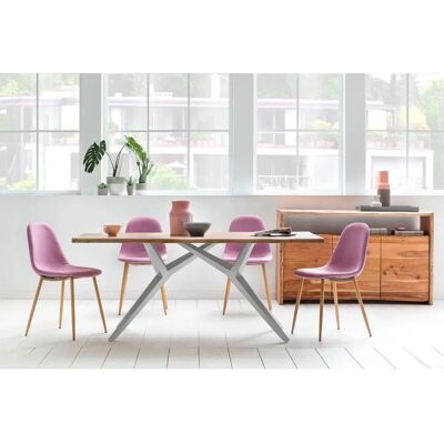 Esstisch SIT - Massivholz & Metallgestell - 200x100 cm Esstisch SIT - Massivholz & Metallgestell - 200x100 cm