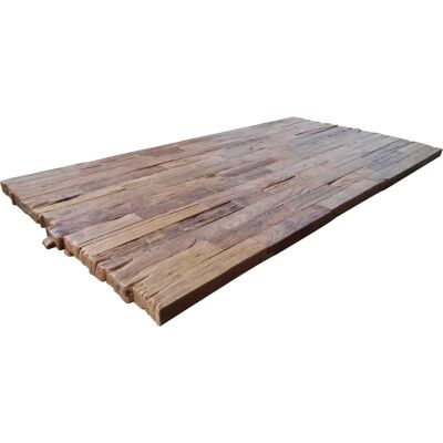 SIT Beiger Esstisch aus recyceltem Teak - Rechteckig SIT Beiger Esstisch aus recyceltem Teak - Rechteckig