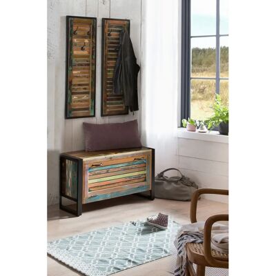SIT Fiume Bunt Holz Garderoben-Set mit Schuhschrank SIT Fiume Bunt Holz Garderoben-Set mit Schuhschrank