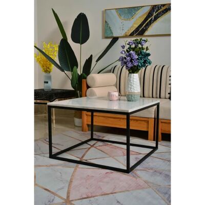 Table basse en marbre carrée SIT - Table d'appoint - Publicité Table basse en marbre carrée SIT - Table d'appoint - Publicité