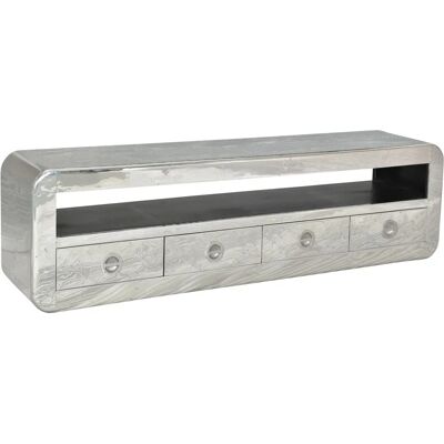 SIT AIRMAN Lowboard - Mango Holz Aluminium - 200x40x56cm SIT AIRMAN Lowboard - Mango Holz Aluminium - 200x40x56cm